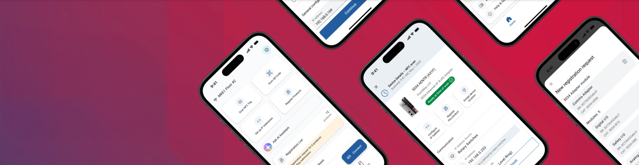 Mobilna aplikacija DeviceTools™ za sustav PointMax™ I/O